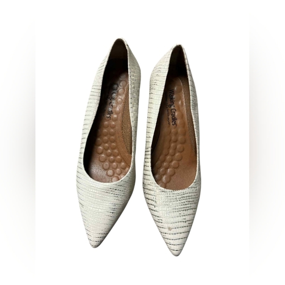 Walking Cradles Reptile Print Kitten Heels Size 7 1/2 GUC - Picture 2 of 8